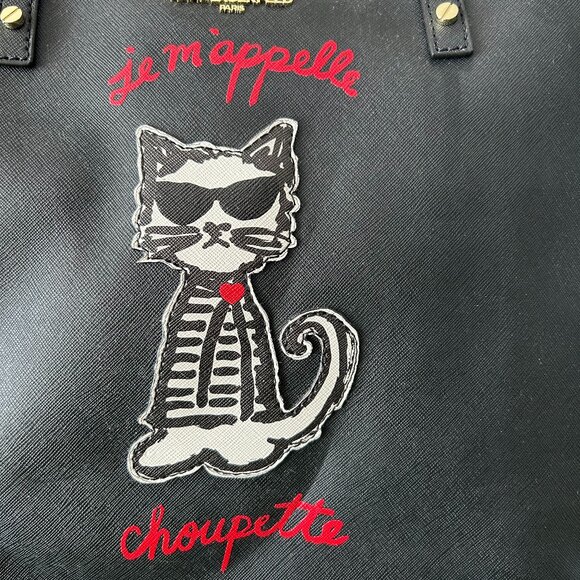 Karl Lagerfeld NWT Black Shoulder Bag - Picture 3 of 4